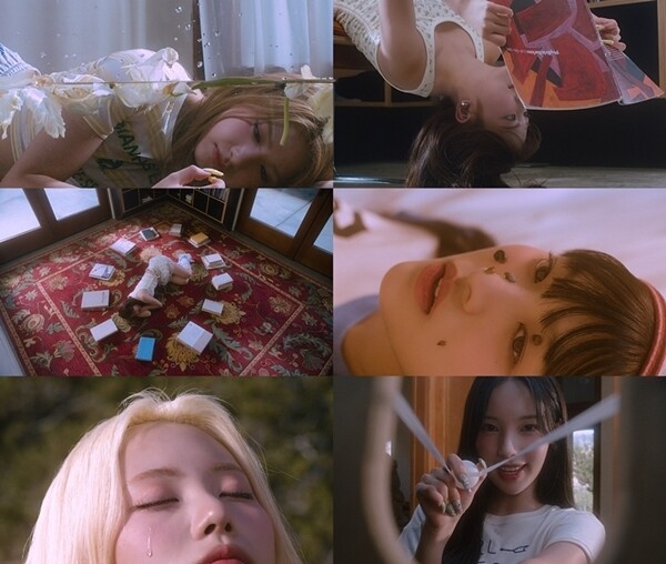 그룹 리센느가 더블 타이틀곡 'Pinball' 뮤직비디오를 공개하며 팬들에게 특별한 감동을 선사했다. 온라인 캡쳐