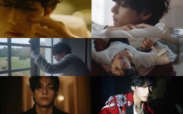 그룹 방탄소년단(BTS)의 멤버 뷔가 신곡 '윈터 어헤드'(Winter Ahead)를 발표하며 음악 차트를 점령했다. 연합뉴스