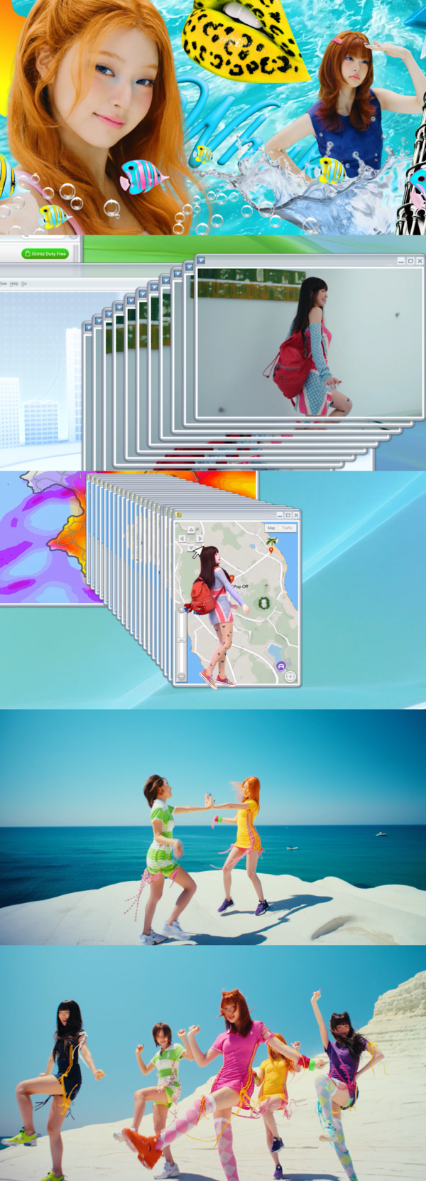 음악 시장에 새롭게 떠오른 그룹 키키가 미니 3집 '와이키키'로 다시금 주목받고 있다. 온라인 캡쳐