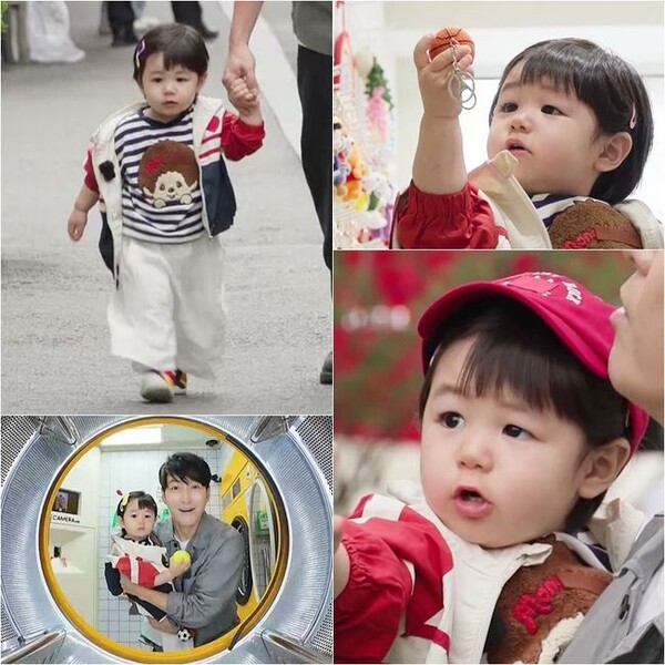 어린 심형탁의 아들, 하루가 성수동에서 최신 패션을 선보이며 시선을 사로잡았다. 온라인 캡쳐