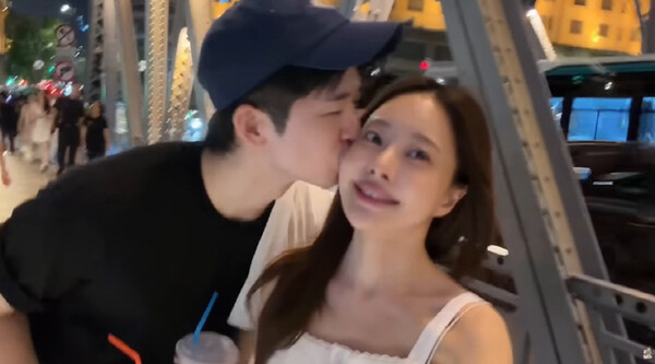 모델 겸 인플루언서 아옳이가 최근 비공개 열애 중인 한의사 김형배와 함께한 상하이 여행에서의 순간들을 유튜브 채널을 통해 공개했다. 온라인 캡쳐
